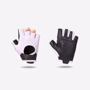 ถุงมือใส่ออกกำลังกายที่มีคุณสมบัติระบายอากาศได้ดีและทนทาน (สีม่วง/ดำ)