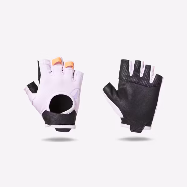 ถุงมือใส่ออกกำลังกายที่มีคุณสมบัติระบายอากาศได้ดีและทนทาน (สีม่วง/ดำ)
